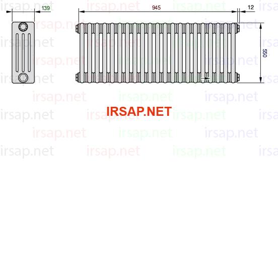 Радиатор IRSAP Tesi 40550/21 T14 CL 01